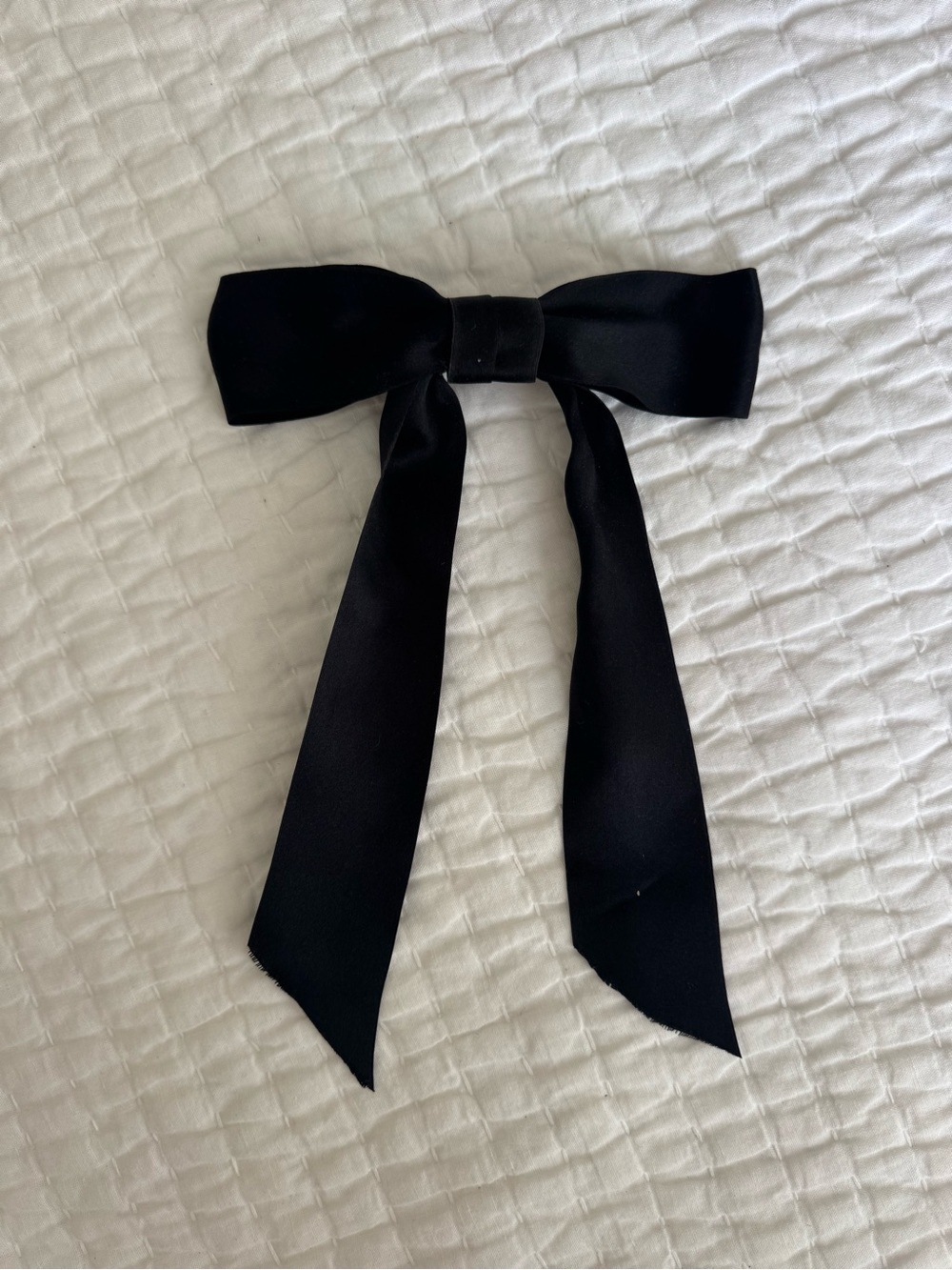 Jennifer Behr black bow hair clip